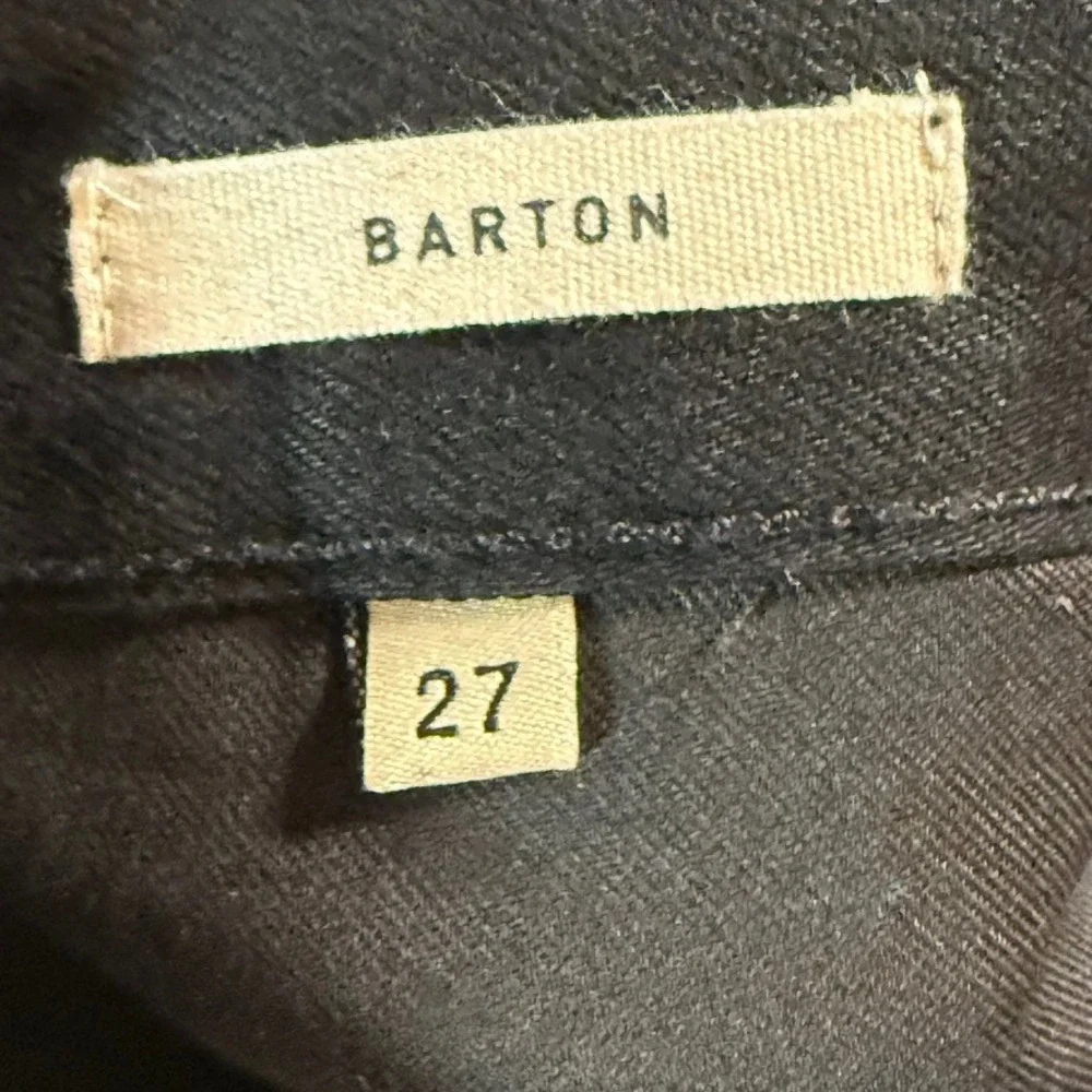 Imogene and Willie Barton Black‎ Selvage Rinse Denim Jeans Men's Size 27x32 NWT